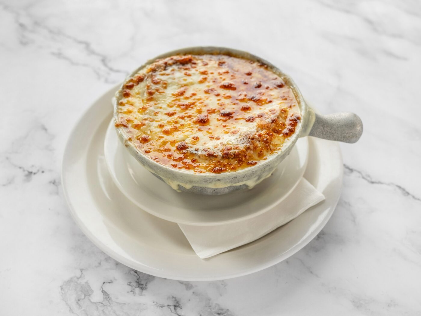 Dining Car's famous French onion soup